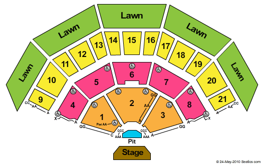 American Family Insurance Amphitheater American Idols Seating Chart